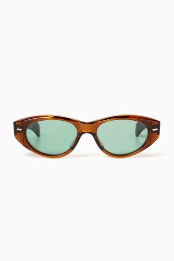 Krasner Cat-eye Sunglasses in Acetate
