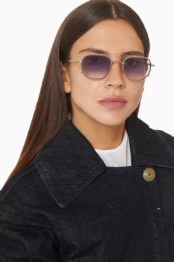 Marbot Aviator Sunglasses in Beta Titanium