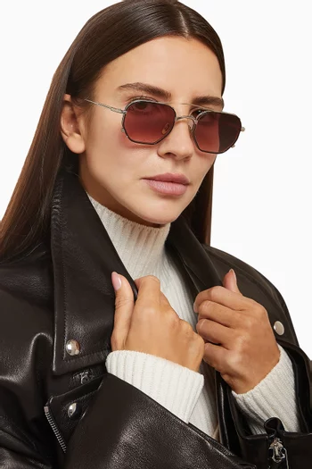 Marbot Aviator Sunglasses in Beta Titanium