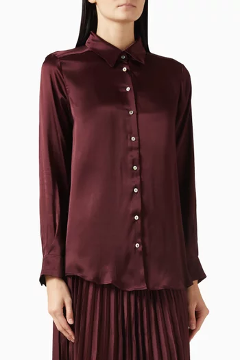 Bunny Shirt in Satin