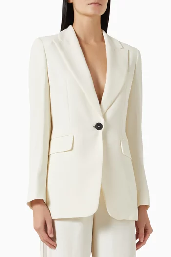 Kelly Blazer in Satin Crepe