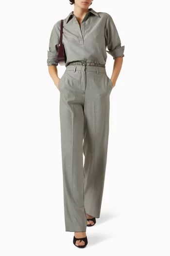 بنطال تومبولا مزيج صوف