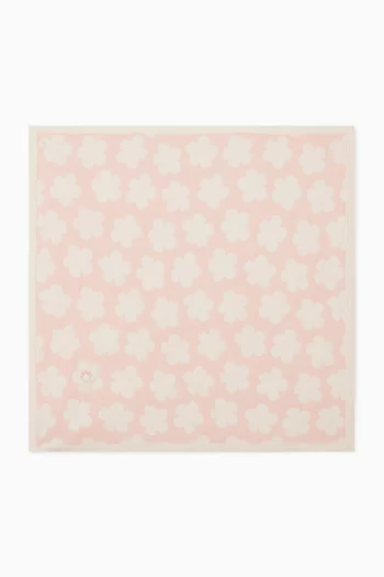 Floral Blanket in Organic Cotton