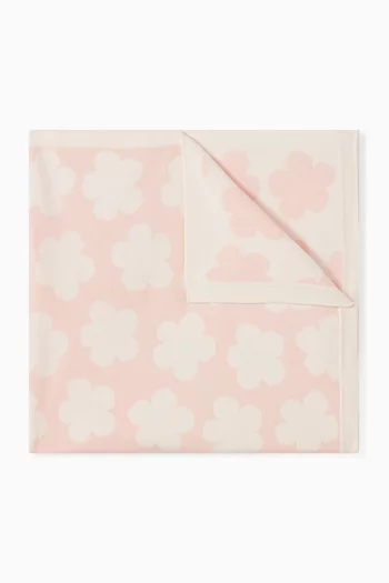 Floral Blanket in Organic Cotton