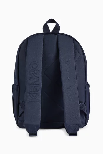 Tiger-embroidered Backpack