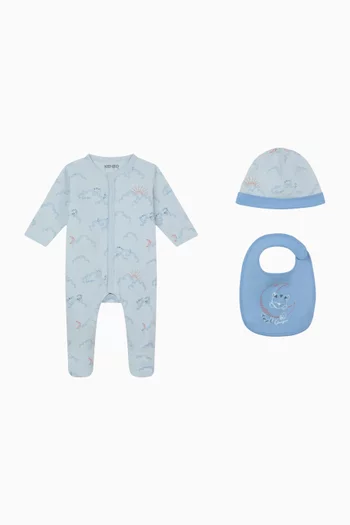 Tiger 3-piece Gift Set in Cotton
