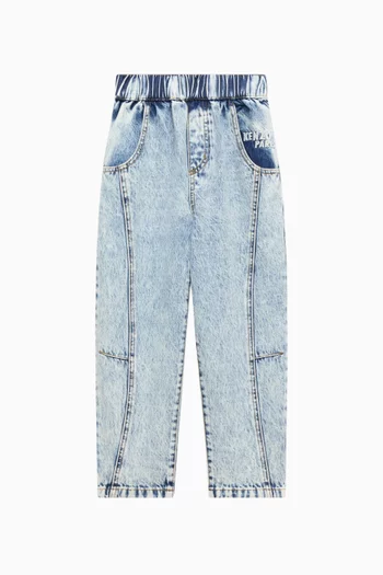 Straight-leg Jeans in Denim