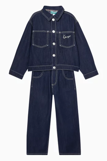 Logo Jeans in Denim