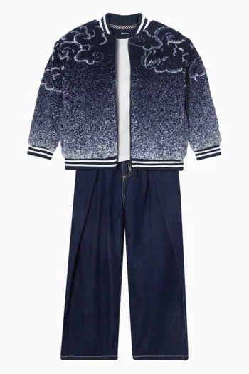 تي شيرت بشعار الماركة قطن عضوي