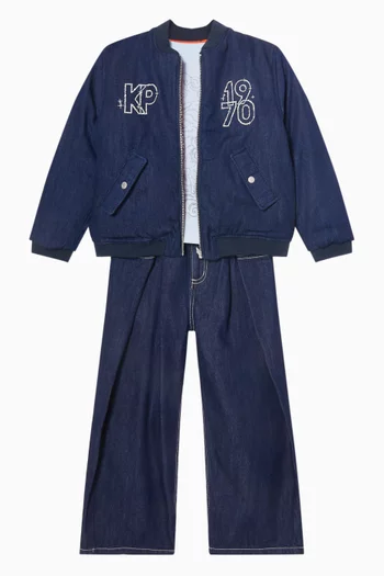 تي شيرت بشعار الماركة قطن