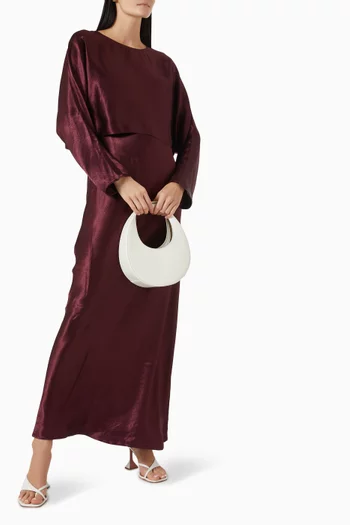 Tamia Twinset Slip Dress in Satin