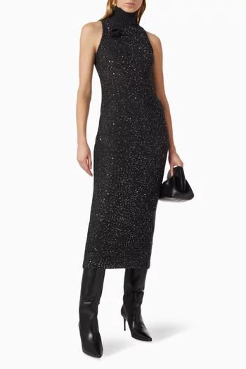 فستان سكولا متوسط الطول جيرسيه