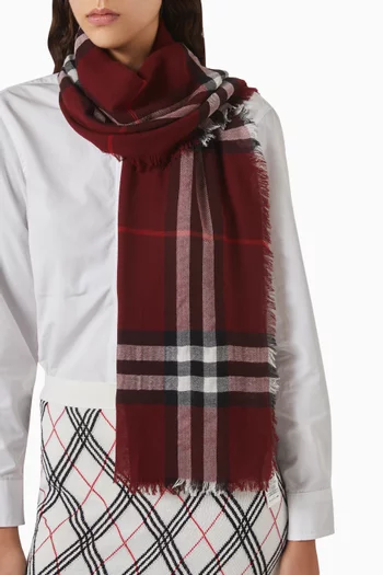 Giant Check Scarf