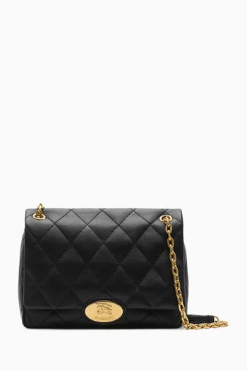 Medium Strand Quilted Bag in Leather