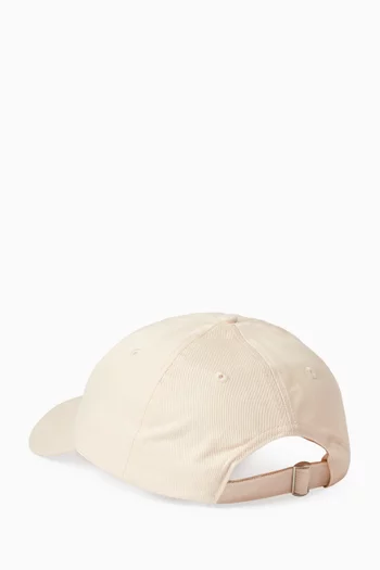 Heart Logo Cap in Canvas