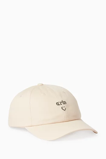 Heart Logo Cap in Canvas