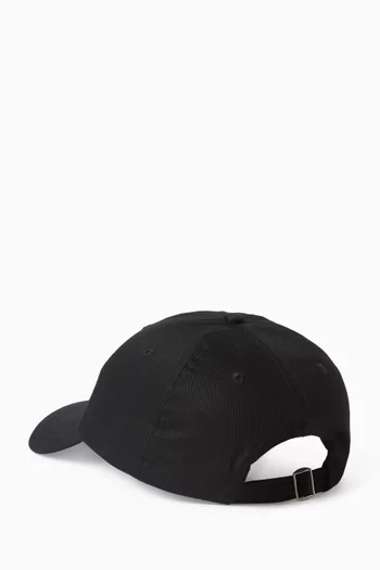 Heart Logo Cap in Canvas