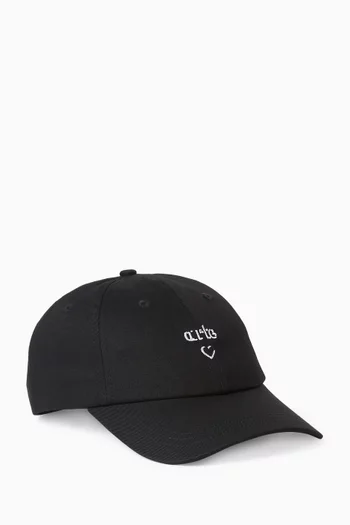 Heart Logo Cap in Canvas