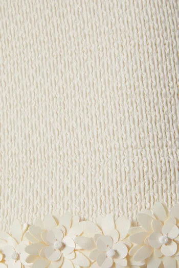 Hollis Flower-detail Mini Skirt