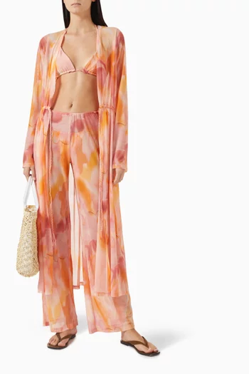 Oakley Sheer Tie-up Robe