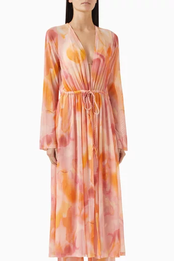 Oakley Sheer Tie-up Robe