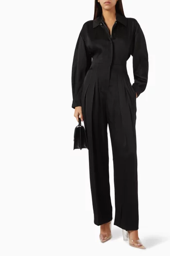 Fluid Cinched Jumpsuit