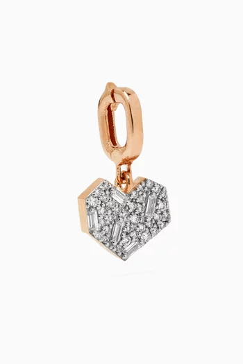 Mini Cherish Diamond Charm in 14kt Rose Gold