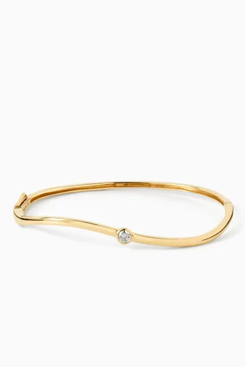 Dune Diamond Bracelet in 9kt Yellow Gold