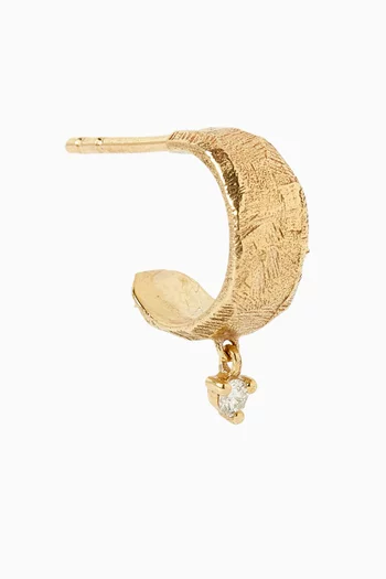 Gaby N.1 Diamond Single Earring in 9kt Gold