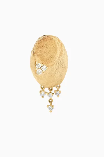Gaby N.3 Diamond Single Earring in 9kt Gold