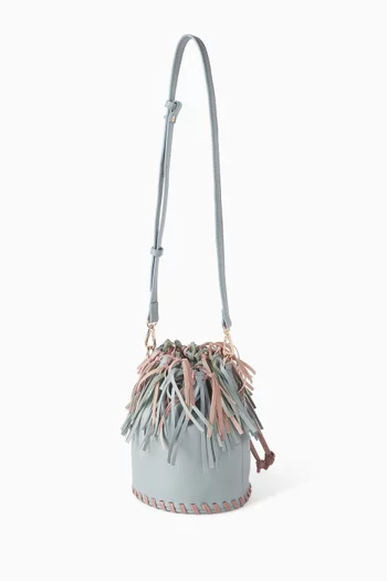 Fringe Bucket Bag