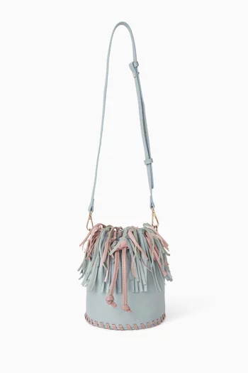Fringe Bucket Bag