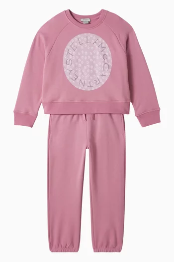 سويت شيرت بشعار الماركة قطن عضوي