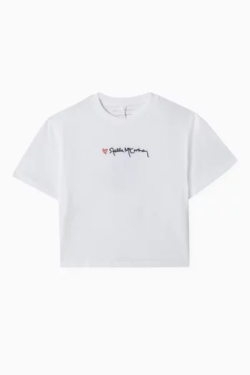 Logo T-shirt in Cotton