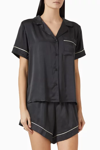 Inez Washable Short PJ Set in Silk