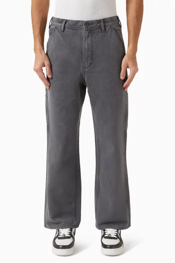 Garment Dye Work Pants in Cotton