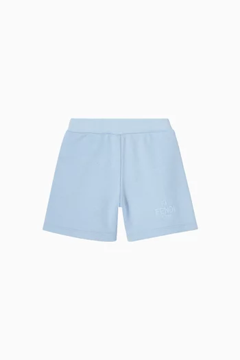 Logo-embroidered Shorts in Cotton