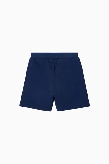 Logo-embroidered Shorts in Cotton