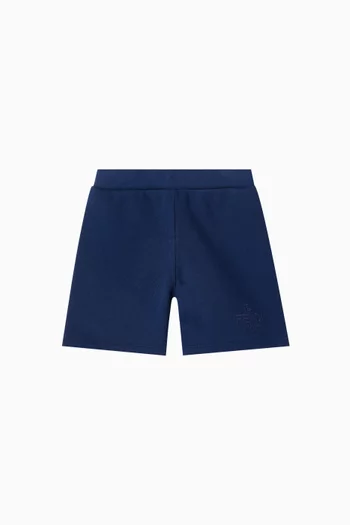 Logo-embroidered Shorts in Cotton