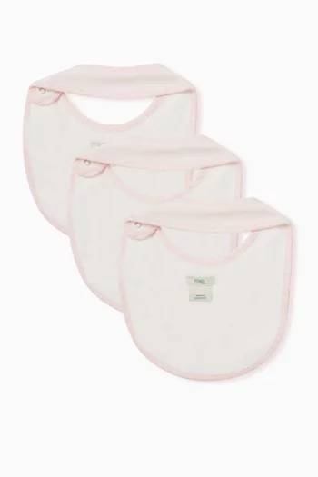 Logo Bib Set, Pack of 3