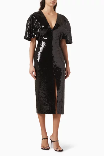 Ermara Sequin-embellished Dress