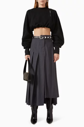 Teri Boxy Crop Sweater