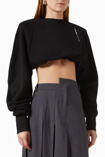 Teri Boxy Crop Sweater