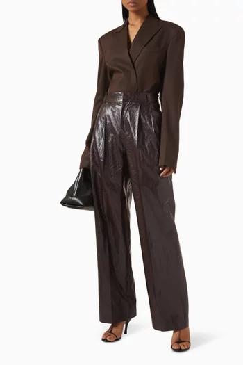 Single Lapel Blazer Bodysuit