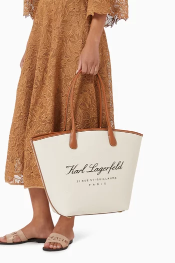 Hotel Karl Tote Bag in Recycled Cotton-canvas