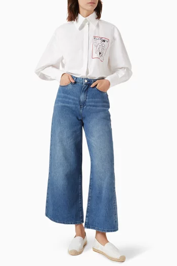 Karl Series Shirt in Cotton Poplin