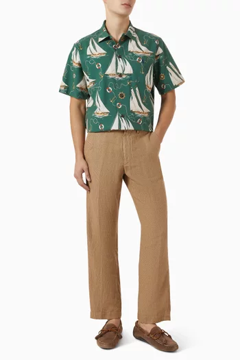 Printed  Shirt in Cotton