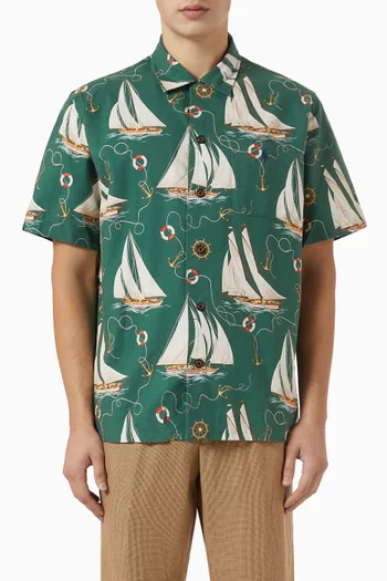 Printed  Shirt in Cotton