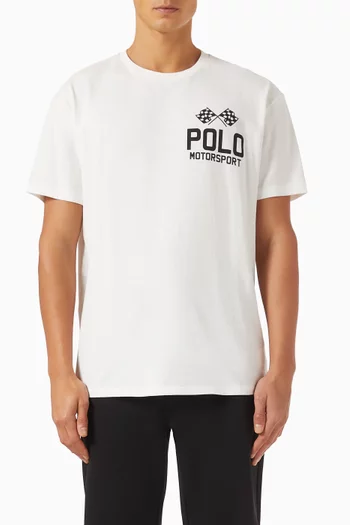 Graphic-print T-shirt in Slub Jersey
