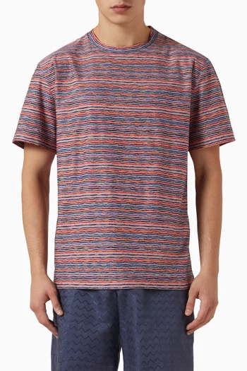 Space Degrade Chevron T-shirt in Jersey